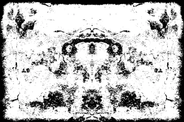 Abstrait Vieux Grunge Fond Noir Blanc — Image vectorielle