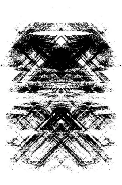 Șablon Abstract Grunge Alb Negru Ilustrație Vectorială — Vector de stoc