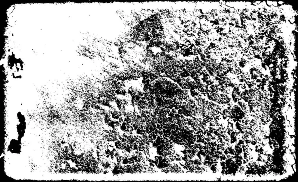 Textura Fondo Angustiada Textura Blanco Negro Con Polvo Manchas Ilustración — Archivo Imágenes Vectoriales