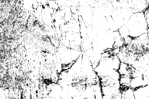 塵の金属の苦しみのオーバーレイの質 ひび割れた皮をむいたアスファルト — ストックベクタ
