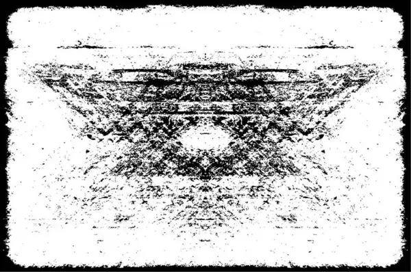 Donker Grunge Geometrische Patroon — Stockvector