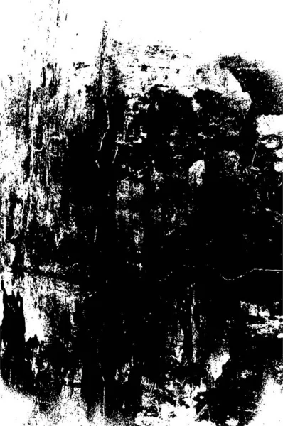 Verontruste Achtergrond Met Zwart Wit Textuur Krassen Lijnen Abstracte Vector — Stockvector