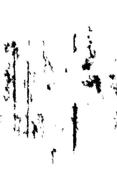 黑色和白色纹理 带有划痕和斑点的苦恼背景 抽象向量说明 — 图库矢量图片