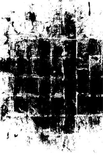 グランジ抽象的なテクスチャ 黒と白のイラスト — ストックベクタ