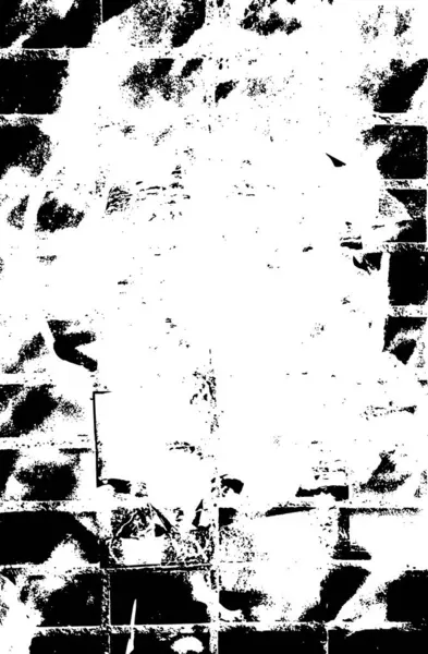 Texture Abstraite Grunge Illustration Noir Blanc — Image vectorielle