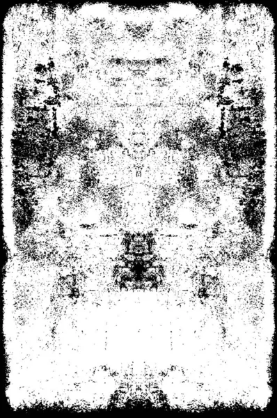 Гранжева Абстрактна Текстура Чорно Біла Ілюстрація — стоковий вектор