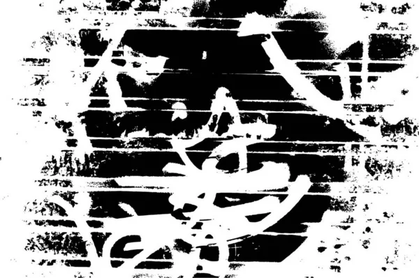 Siyah Beyaz Monokrom Eski Grunge Vintage Eskimiş Arka Plan Soyut — Stok Vektör