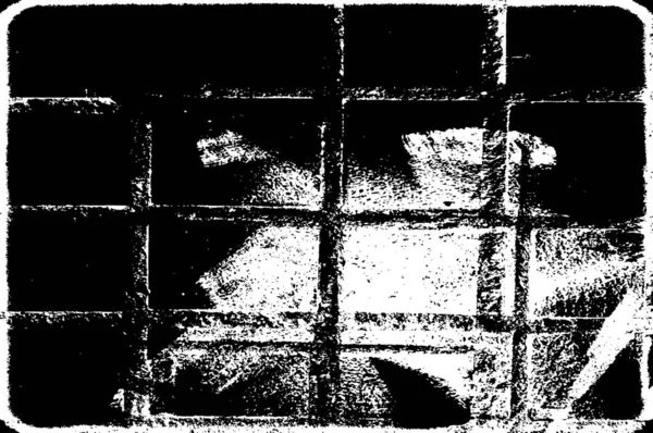 Старомодный Черно Белый Поврежденный Фон Поверхности Фон Царапинами — стоковый вектор