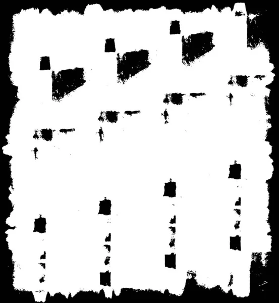 Siyah Beyaz Hasarlı Yüzey Arkaplanı Çizikli Arkaplan — Stok Vektör