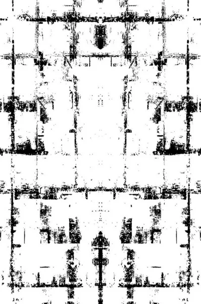 Negru Alb Monocrom Vechi Grunge Epocă Intemperii Fundal Abstract Textura — Vector de stoc