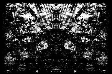 Siyah beyaz monokrom eski grunge vintage eskimiş arka plan soyut antika desenli retro model