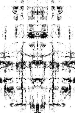 Siyah beyaz monokrom eski grunge vintage eskimiş arka plan soyut antika desenli retro model