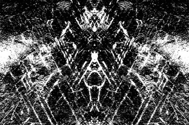 Siyah beyaz monokrom eski grunge vintage eskimiş arka plan soyut antika desenli retro model