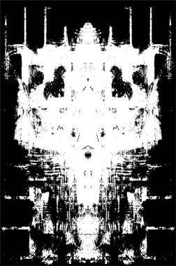 Siyah beyaz monokrom eski grunge vintage eskimiş arka plan soyut antika desenli retro model