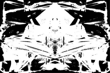 Siyah beyaz monokrom eski grunge vintage eskimiş arka plan soyut antika desenli retro model