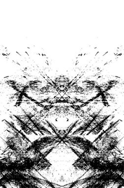 Siyah beyaz monokrom eski grunge vintage eskimiş arka plan soyut antika desenli retro model