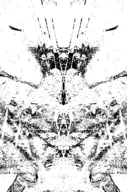 Çizikli siyah beyaz arka plan. Kopyalama alanı için soyut şablon