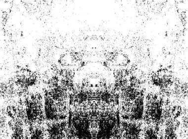 Siyah beyaz monokrom eski grunge vintage eskimiş arka plan soyut antika desenli retro model