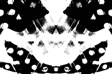 Siyah ve Beyaz Sorunlu Grunge Vektör Kaplama Şablonu. Koyu renkli eskimiş doku. Kirli Yaratıcı Tasarım Arkaplan Elementi