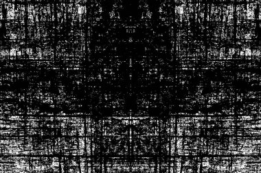 Siyah ve Beyaz Sorunlu Grunge Vektör Kaplama Şablonu. Koyu renkli eskimiş doku. Kirli Yaratıcı Tasarım Arkaplan Elementi