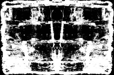 Siyah ve Beyaz Sorunlu Grunge Vektör Kaplama Şablonu. Koyu renkli eskimiş doku. Kirli Yaratıcı Tasarım Arkaplan Elementi