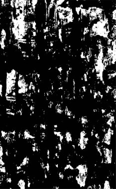 Siyah ve Beyaz Sorunlu Grunge Vektör Kaplama Şablonu. Koyu renkli eskimiş doku. Kirli Yaratıcı Tasarım Arkaplan Elementi