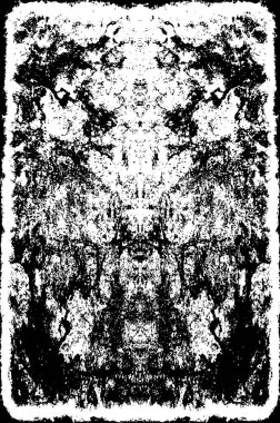 Siyah ve Beyaz Sorunlu Grunge Vektör Kaplama Şablonu. Koyu renkli eskimiş doku. Kirli Yaratıcı Tasarım Arkaplan Elementi