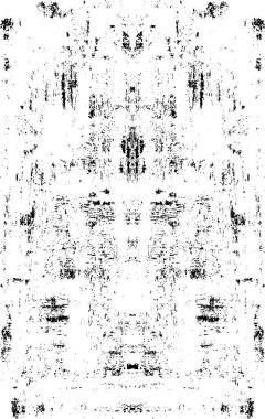 Siyah ve Beyaz Sorunlu Grunge Vektör Kaplama Şablonu. Koyu renkli eskimiş doku. Kirli Yaratıcı Tasarım Arkaplan Elementi