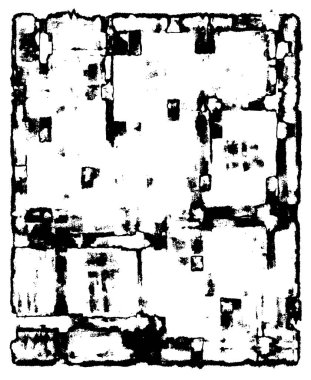 Siyah ve Beyaz Sorunlu Grunge Vektör Kaplama Şablonu. Koyu renkli eskimiş doku. Kirli Yaratıcı Tasarım Arkaplan Elementi