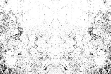 Siyah ve Beyaz Sorunlu Grunge Vektör Kaplama Şablonu. Koyu renkli eskimiş doku. Kirli Yaratıcı Tasarım Arkaplan Elementi