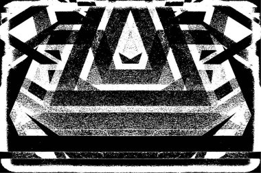 Siyah ve Beyaz Sorunlu Grunge Vektör Kaplama Şablonu. Koyu renkli eskimiş doku. Kirli Yaratıcı Tasarım Arkaplan Elementi