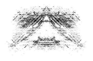 Siyah ve Beyaz Sorunlu Grunge Vektör Kaplama Şablonu. Koyu renkli eskimiş doku. Kirli Yaratıcı Tasarım Arkaplan Elementi