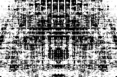 Siyah ve Beyaz Sorunlu Grunge Vektör Kaplama Şablonu. Koyu renkli eskimiş doku. Kirli Yaratıcı Tasarım Arkaplan Elementi