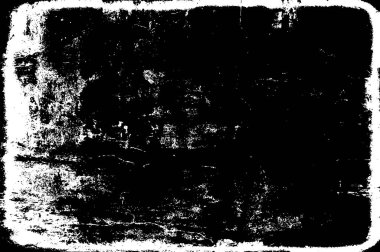 Siyah ve Beyaz Sorunlu Grunge Vektör Kaplama Şablonu. Koyu renkli eskimiş doku. Kirli Yaratıcı Tasarım Arkaplan Elementi
