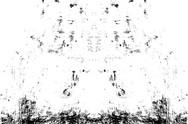 Siyah ve Beyaz Sorunlu Grunge Vektör Kaplama Şablonu. Koyu renkli eskimiş doku. Kirli Yaratıcı Tasarım Arkaplan Elementi