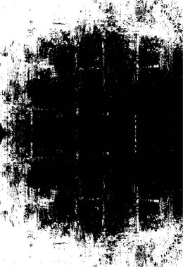 Siyah ve Beyaz Sorunlu Grunge Vektör Kaplama Şablonu. Koyu renkli eskimiş doku. Kirli Yaratıcı Tasarım Arkaplan Elementi