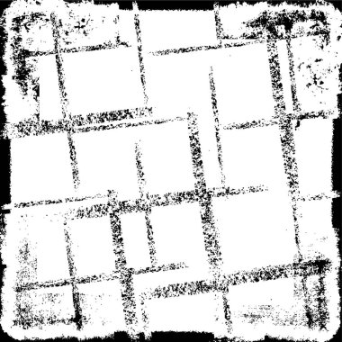 Siyah ve Beyaz Sorunlu Grunge Vektör Kaplama Şablonu. Koyu renkli eskimiş doku. Kirli Yaratıcı Tasarım Arkaplan Elementi