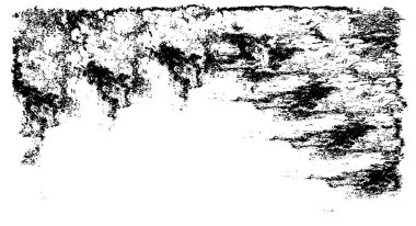 Siyah ve Beyaz Sorunlu Grunge Vektör Kaplama Şablonu. Koyu renkli eskimiş doku. Kirli Yaratıcı Tasarım Arkaplan Elementi