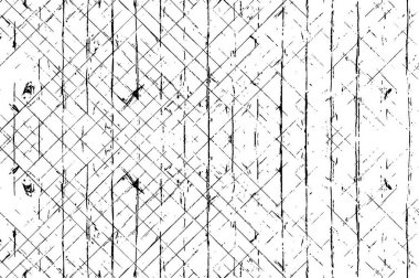 Siyah ve Beyaz Sorunlu Grunge Vektör Kaplama Şablonu. Koyu renkli eskimiş doku. Kirli Yaratıcı Tasarım Arkaplan Elementi