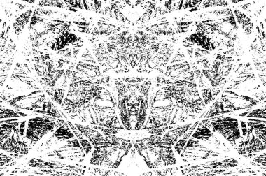 Siyah ve Beyaz Sorunlu Grunge Vektör Kaplama Şablonu. Koyu renkli eskimiş doku. Kirli Yaratıcı Tasarım Arkaplan Elementi