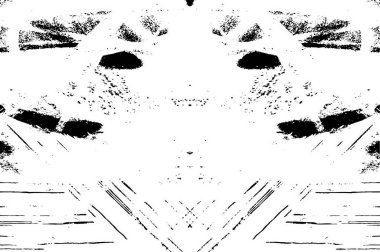 Siyah ve Beyaz Sorunlu Grunge Vektör Kaplama Şablonu. Koyu renkli eskimiş doku. Kirli Yaratıcı Tasarım Arkaplan Elementi