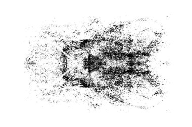 Siyah ve Beyaz Sorunlu Grunge Vektör Kaplama Şablonu. Koyu renkli eskimiş doku. Kirli Yaratıcı Tasarım Arkaplan Elementi