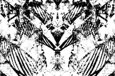 Siyah ve Beyaz Sorunlu Grunge Vektör Kaplama Şablonu. Koyu renkli eskimiş doku. Kirli Yaratıcı Tasarım Arkaplan Elementi