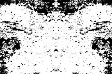 Siyah ve Beyaz Sorunlu Grunge Vektör Kaplama Şablonu. Koyu renkli eskimiş doku. Kirli Yaratıcı Tasarım Arkaplan Elementi