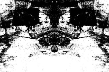 Siyah ve Beyaz Sorunlu Grunge Vektör Kaplama Şablonu. Koyu renkli eskimiş doku. Kirli Yaratıcı Tasarım Arkaplan Elementi