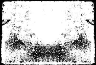 Siyah ve Beyaz Sorunlu Grunge Vektör Kaplama Şablonu. Koyu renkli eskimiş doku. Kirli Yaratıcı Tasarım Arkaplan Elementi