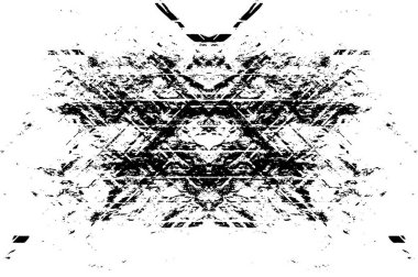 Siyah ve Beyaz Sorunlu Grunge Vektör Kaplama Şablonu. Koyu renkli eskimiş doku. Kirli Yaratıcı Tasarım Arkaplan Elementi