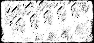 Siyah ve Beyaz Sorunlu Grunge Vektör Kaplama Şablonu. Koyu renkli eskimiş doku. Kirli Yaratıcı Tasarım Arkaplan Elementi