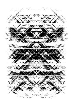 Siyah ve Beyaz Sorunlu Grunge Vektör Kaplama Şablonu. Koyu renkli eskimiş doku. Kirli Yaratıcı Tasarım Arkaplan Elementi