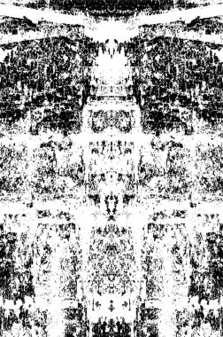 Siyah ve Beyaz Sorunlu Grunge Vektör Kaplama Şablonu. Koyu renkli eskimiş doku. Kirli Yaratıcı Tasarım Arkaplan Elementi